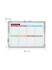 relaxdays Whiteboard Set beidseitig magnetisch