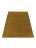 KADIMA DESIGN Teppich Hochflor Shaggy Uni-Look Polypropylen Wohnzimmer in Gold