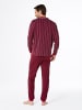 WITT WEIDEN Schlafanzug in bordeaux-bedruckt