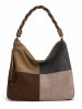 collezione alessandro Schultertasche " Patchwork " in grau
