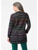 GOLDNER Multicolor-Cardigan mit Stehkragen in bunt
