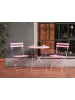 Beliani 3-tlg Bistro Set FIORI in Rosa