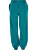 Urban Classics Urban Classics Damen Ladies High Waist Stone Washed Sweat Pants in watergreen