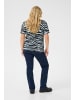 KAFFE curve Strickpullover KClizzy in Blue / Black graphic