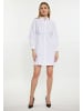 DreiMaster Klassik Damen Kleid in Weiss