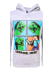 Minecraft Hoodie Minecraft Steve & Creeper in Grau