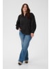 KAFFE curve Hemd langarm KCnicky Regular fit in Black Deep