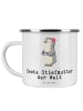 Mr. & Mrs. Panda Kaffeetasse Pinguin Beste Stiefmutter der Welt ... in Weiß