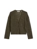 Marc O'Polo Slub-Cardigan loose in Mossy Earth