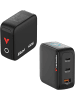 Verbatim Mini GaN Charger 100W Display 3 Ports USB-C Ladegerät Schnellladegerät