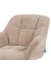 DUBI Möbel 2er-Set: Drehstuhl Mika-Ava in Beige - (B)65 x (H)81 x  (T)66 cm