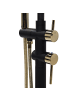 Beliani Wannenarmaturen TUGELA in Schwarz/Gold - (W) 21 x (H) 116 x (L) 16 cm