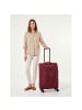 D&N Travel Line 9804 4 Rollen Trolley M 68 cm mit Dehnfalte in dark red