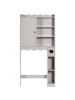 Beliani Waschbeckenunterschrank PENON in Beige - (W) 80 x (H) 165 x (L) 20 cm