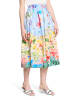 Vera Mont Sportiver Rock mit Gummizug in Light Blue/Red