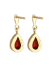 Elli Ohrringe 925 Sterling Silber Tropfen in Gold