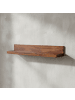 KADIMA DESIGN Wandregal MUMBAI Massiv-Holz Holzregal 110 cm Landhaus-Stil in Massivholz