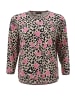 Aniston PLUS Sweatshirt in beige-pink-schwarz-offwhite
