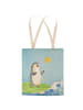 Mr. & Mrs. Panda Tasche Pinguin Surfer ohne Spruch in Eisblau