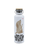 Mr. & Mrs. Panda Isolierflasche Hund Liebe mit Spruch in Weiß