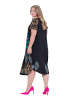 MIAMODA Jerseykleid in schwarz