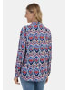 usha FESTIVAL Damen Bluse in Blau Mehrfarbig
