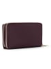 Lazarotti Bologna Leather XL Double Zip-Around Geldbörse RFID Leder 20 cm burgundy