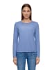 Betty Barclay Strickpullover mit Tunnelzug in Middle Blue Melange