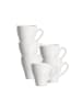 Ritzenhoff & Breker 6er Set Kaffeebecher Bari in Weiß 300 ml in weiß