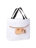 Mr. & Mrs. Panda Tote Bag Faultier Kind ohne Spruch in Weiß