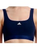 adidas Crop Top Smart Cotton in Blau