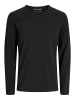 Jack & Jones Langarm-T-Shirt in Black