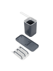 5five Simply Smart Küchenbehälter für Zubehör, Organizer in Schwarz, (B) 9 x (H) 15 x (L) 21 cm