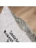 Mr. & Mrs. Panda Hundebett Jack Russell Terrier Moment mit Spruch in Grau Pastell
