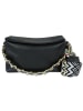 Florence Florence Umhängetasche, Citytasche Leder schwarz ca. 25cm