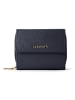 Lazarotti Bologna Leather Zip-Around Geldbörse Leder 12 cm navy