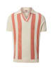 Finshley & Harding London Poloshirt in vanille koralle - 0001