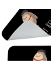 Mr. & Mrs. Panda Duschmatte Eule Frankreich mit Spruch in Schwarz