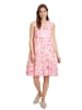 Vera Mont Sommerkleid im Boho Style in Cream/Pink
