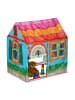 relaxdays Spielzelt "Landhaus" in Bunt - (B)96 x (H)103 x (T)75 cm