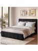 tectake Bettgestell mit Stahlgestell, Belastbarkeit 250 kg, pflegeleicht
