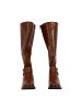 Divine Factory Stiefel mit Reißverschluss Braun