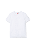 Hugo Boss V-Kragen T-Shirt für Herren in white