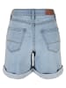 Urban Classics Urban Classics Damen Ladies Organic Stretch Denim 5 Pocket Shorts in clearblue bleached