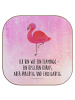 Mr. & Mrs. Panda Glasuntersetzer Flamingo Classic mit Spruch in Aquarell Pink