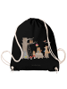 Mr. & Mrs. Panda Gymnastiktasche Waldtiere Picknick ohne Spruch in Schwarz