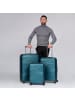 Pactastic Collection 02 THE THREE SET 4 Rollen Kofferset 3-teilig in turquoise metallic 2