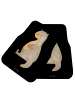 Mr. & Mrs. Panda Automatte Otter Bauch ohne Spruch in Schwarz