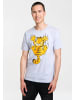 Logoshirt T-Shirt Garfield Scratches in grau-meliert