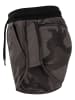 Urban Classics Hot Pants in dark camo/blk